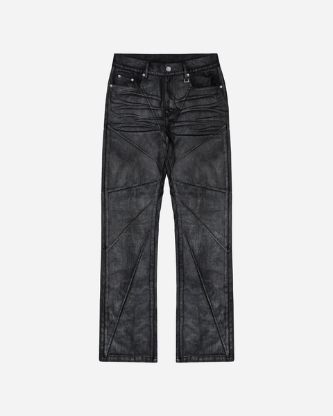 パンツ cyvist FLARE WEBBED DENIM BLACK size 30 FLARE WEBDENIM BLACK – CYVIST